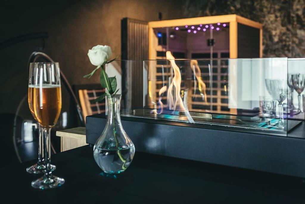 Le Duplex De L'Etoile Home Cinema Jacuzzi Et Sauna Privatif Longmesnil Buitenkant foto