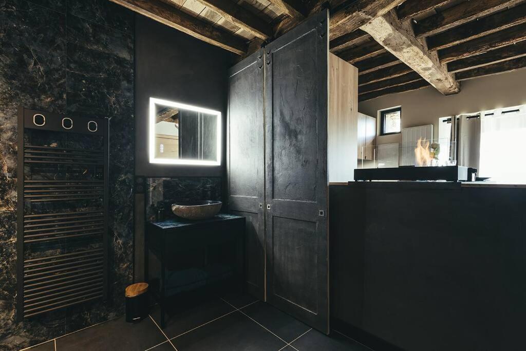 Le Duplex De L'Etoile Home Cinema Jacuzzi Et Sauna Privatif Longmesnil Buitenkant foto